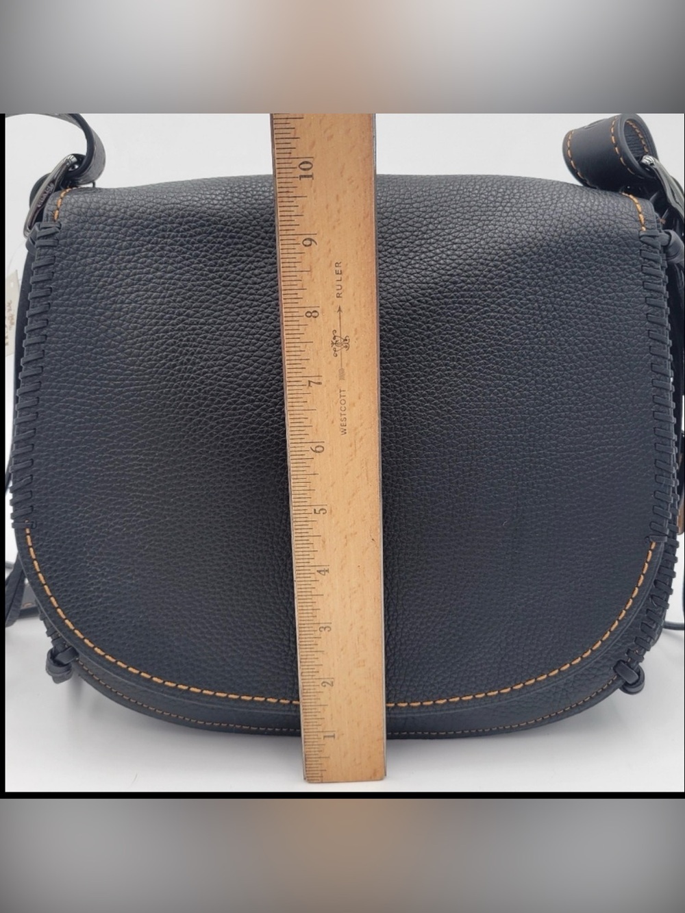 Coach 1941 Whiplash Saddle Bag, Black ππ - Picture 15 of 16
